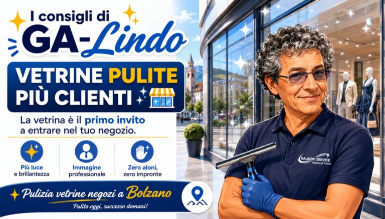 Vetrine piu Pulite per i tuoi clienti - Galindo